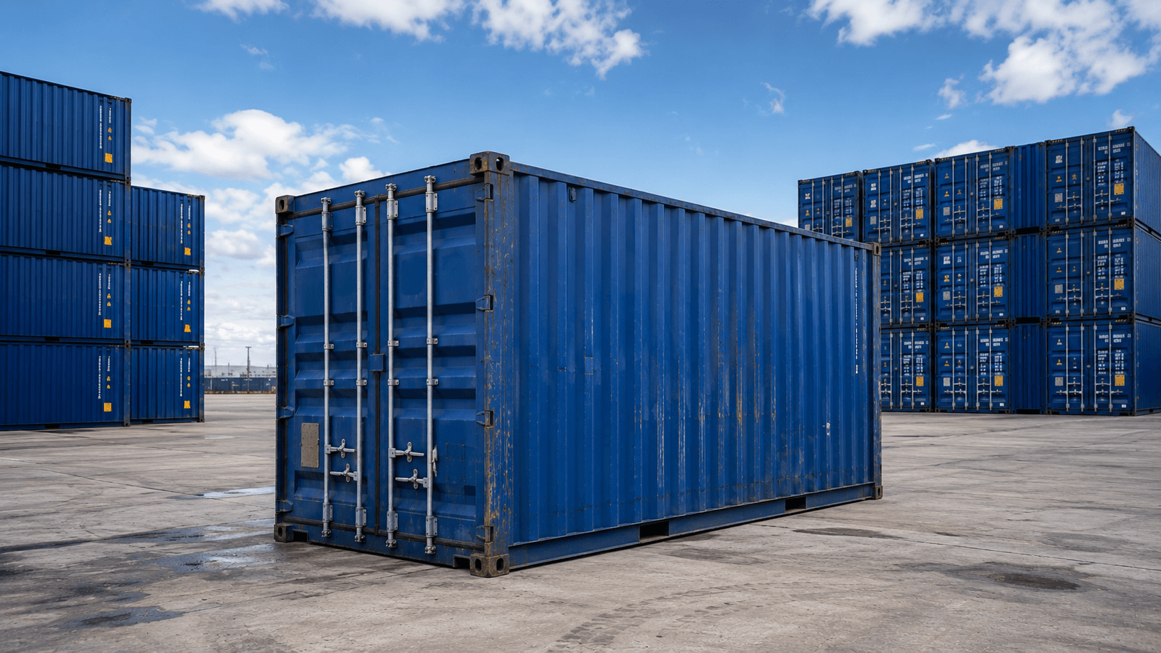 20FT WWT Used Container shipping container