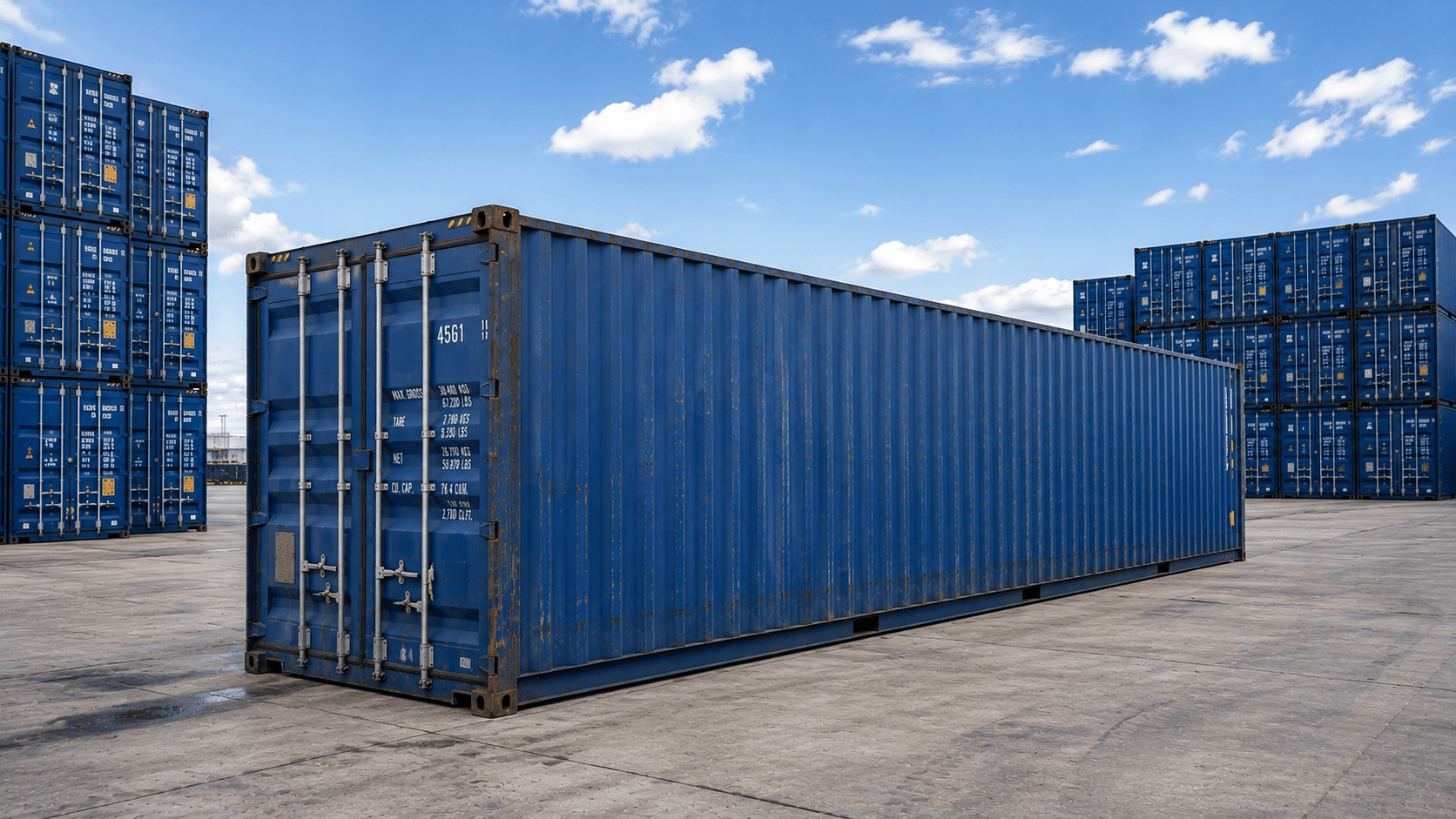40FT WWT Used Container shipping container