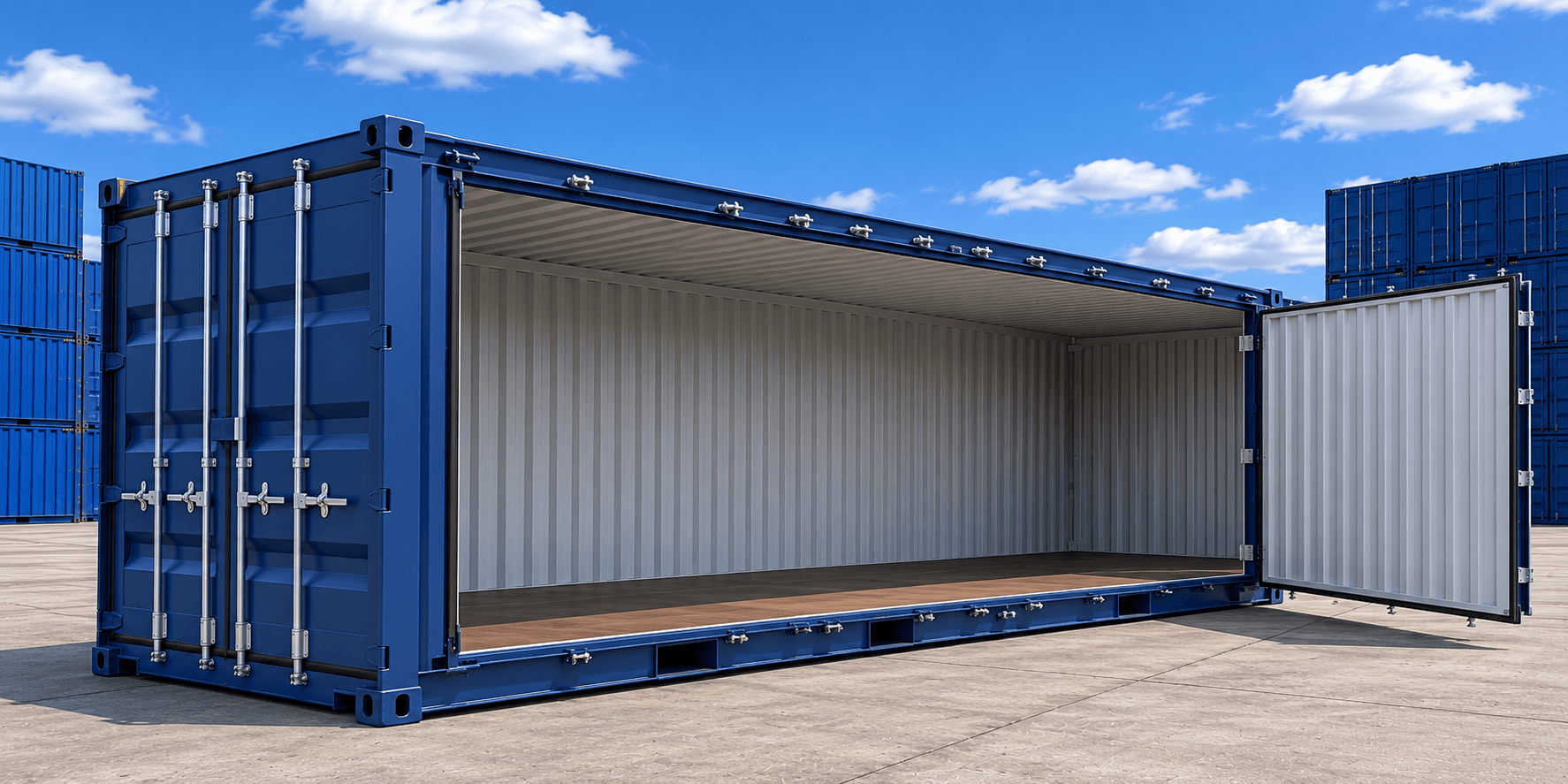 40FT High Cube Full Open Side Container — 40HQ shipping container